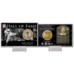 Bob Feller Class of 1962 Hall of Fame Bronze Coin Card