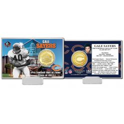 Gale Sayers NFL HOF Bronze Coin Card