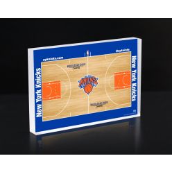 New York Knicks Court 3D Acrylic Block