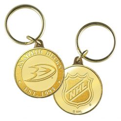 Anaheim Ducks Bronze Team Keychain