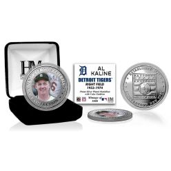 Al Kaline Baseball Hall of Fame Silver Color Coin