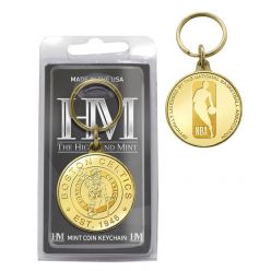 Boston Celtics Coin Keychain