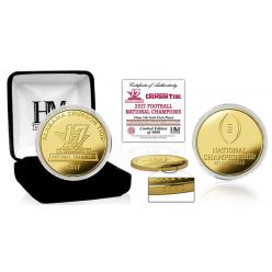 Alabama Crimson Tide 2017 Football National Champions Gold Mint Coin