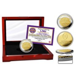 Louisiana State University 2019 Football National Champions Two-Tone Mint Coin