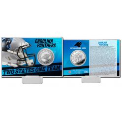 Carolina Panthers 2020 Team History Coin Card