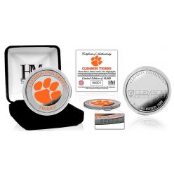 Clemson University Color Silver Coin