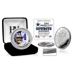 Dak Prescott Silver Color Coin