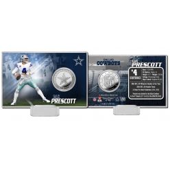 Dak Prescott Silver Coin Card