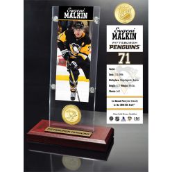 Evgeni Malkin Ticket & Bronze Coin Acrylic Desktop