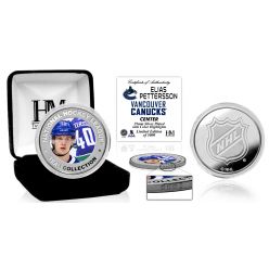 Elias Pettersson Color Silver Coin