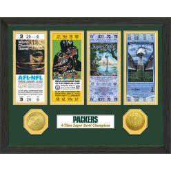 Green Bay Packers SB Championship Ticket Collection