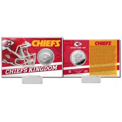 Kansas City Chiefs Team History Silver Coin Card