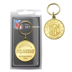 Los Angeles Chargers Bronze Coin Keychain