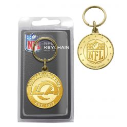 Los Angeles Rams Bronze Mint Coin Keychain