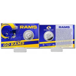 Los Angeles Rams 2020 Team History Coin Card