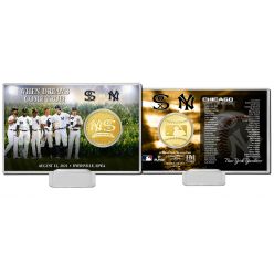 New York Yankees vs Chicago White Sox MLB Field of Dreams 2021 Bronze Coin Card