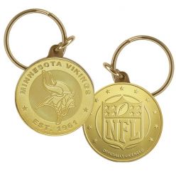 Minnesota Vikings Bronze Keychain