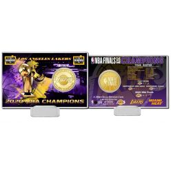 2020 NBA Finals Champions  Los Angeles Lakers Bronze Coin Card