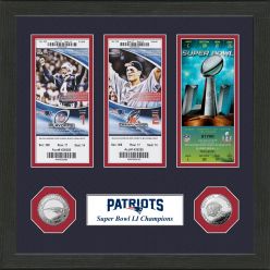 New England Patriots "Road to Super Bowl 51 Title" Ticket Collection