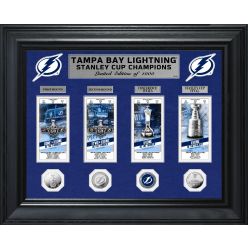 Tampa Bay Lightning 2020 Stanley Cup Champions Deluxe Gold Coin & Ticket Collection