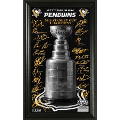 Pittsburgh Penguins 2016 Stanley Cup Champions "Trophy" Signature Photo