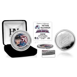 Nathan MacKinnon Color Silver Coin