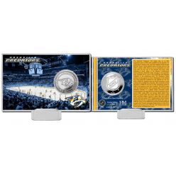 Nashville Predators History Silver Coin Card