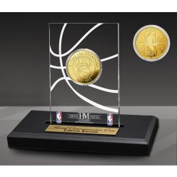 New York Knicks 2-Time Gold Coin Acrylic Desk Top