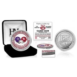 Oklahoma Sooners TCU Dueling Color Silver Coin