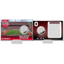 Ohio State University Team History Silver Coin Card