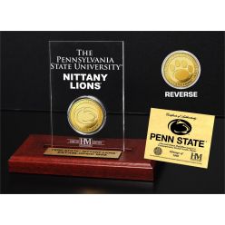 Penn State Gold Coin Etched Acrylic