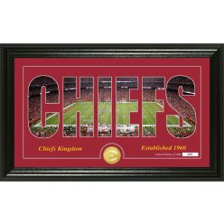 Kansas City Chiefs "Silhouette" Panoramic Bronze Coin Photo Mint