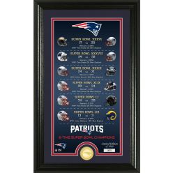 New England Patriots Legacy Bronze Coin Photo Mint