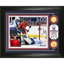 Alex Ovechkin 600th Career Goal Bronze Coin Photo Mint