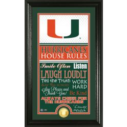 University of Miami House Rules Supreme Bronze Coin Photo Mint