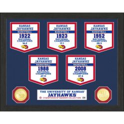 University of Kansas Basketball National Champions Banner Collection Photo Mint