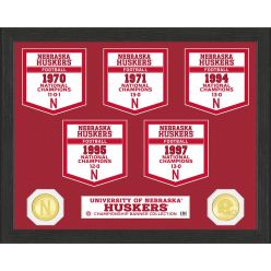 University of Nebraska National Champions Banner Collection Photo Mint