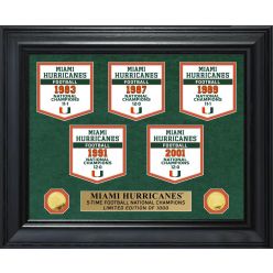 University of Miami Gold Coin Deluxe Banner Collection