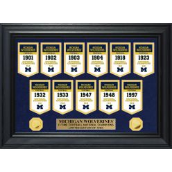 University of Michigan Gold Coin Deluxe Banner Collection