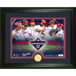 Washington Nationals 2019 World Series Champions Team Force Bronze Coin Photo Mint