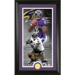 Lamar Jackson Supreme Bronze Coin Photo Mint