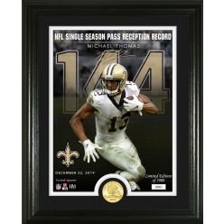 Michael Thomas Single Season Reception Record Bronze Coin Photo Mint