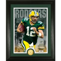 Aaron Rodgers Bronze Coin Photo Mint