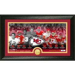 Kansas City Chiefs Franchise Greats Panoramic Bronze Coin Photo Mint