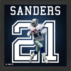 Deion Sanders Cowboys Jersey Number Frame