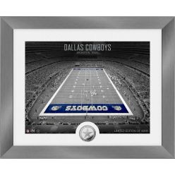 Dallas Cowboys Art Deco Stadium Silver Coin Photo Mint