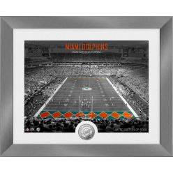 Miami Dolphins Art Deco Stadium Silver Coin Photo Mint