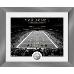 New Orleans Saints Art Deco Stadium Silver Coin Photo Mint