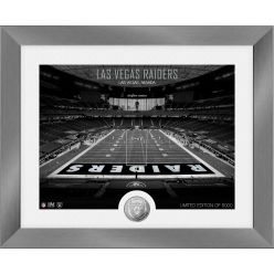 Las Vegas Raiders Art Deco Stadium Silver Coin Photo Mint