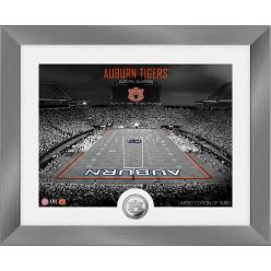 Auburn Tigers Art Deco Stadium Silver Coin Photo Mint